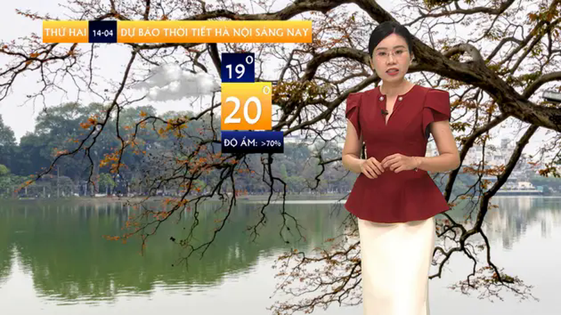 Dự báo thời tiết | 14/04/2025