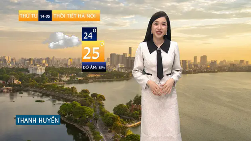 Dự báo thời tiết | 14/05/2025