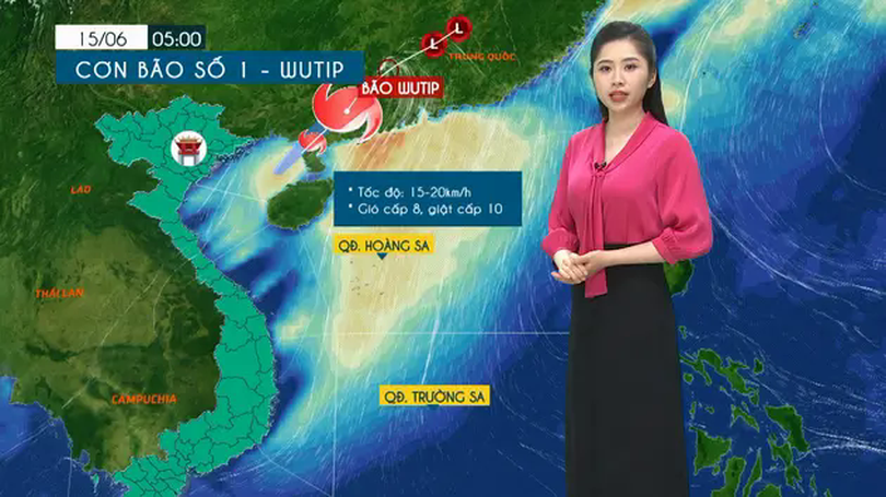 Dự báo thời tiết tối | 14/06/2025