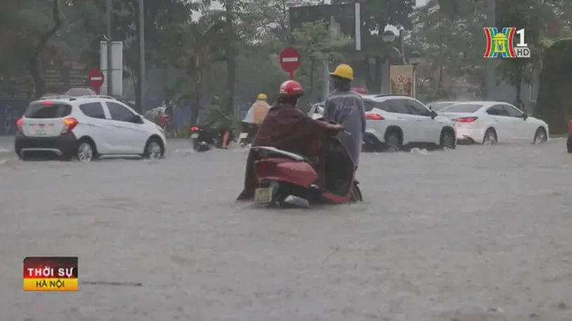 Áp thấp nhiệt đới gây mưa lớn trên đất liền