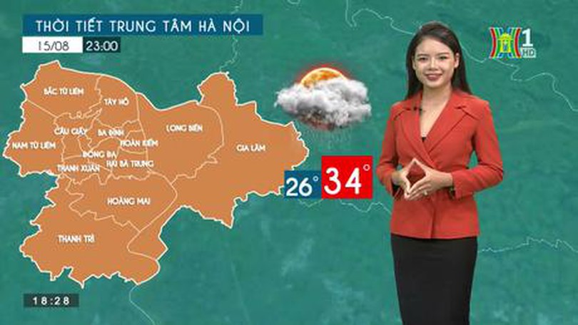 Dự báo thời tiết | 15/08/2023