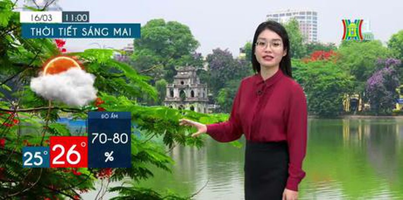 Dự báo thời tiết (ngày 16/03/2023)