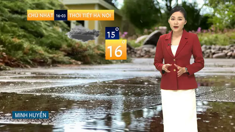 Dự báo thời tiết | 16/03/2025