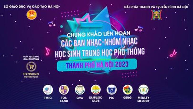 Liên hoan ban nhạc, nhóm nhạc học sinh THPT Hà Nội 2023