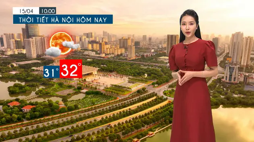Dự báo thời tiết tối | 15/04/2025
