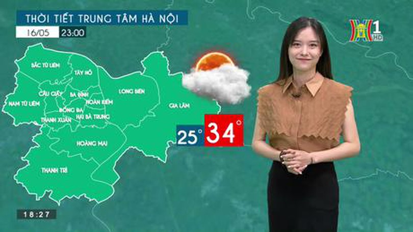 Dự báo thời tiết ngày 16/05/2023