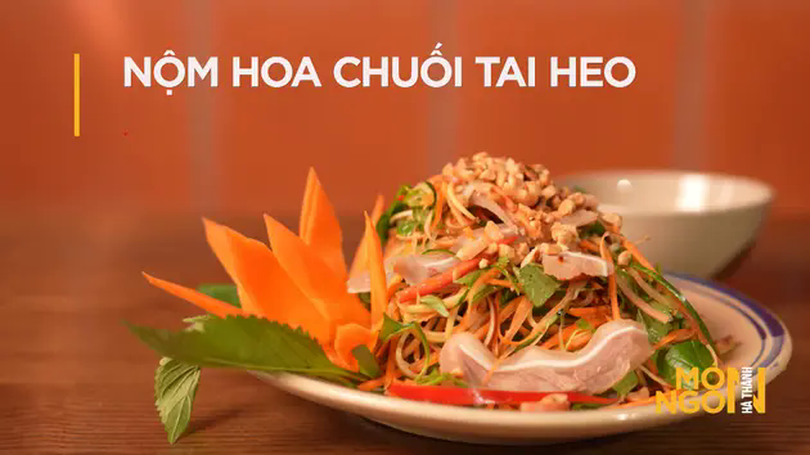 Nộm hoa chuối tai heo | Món ngon ở Hà Thành | 14/05/2025