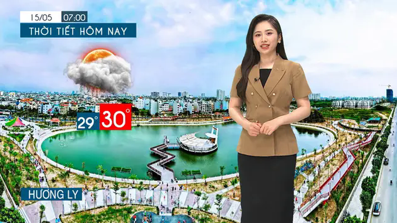 Dự báo thời tiết tối | 15/05/2025