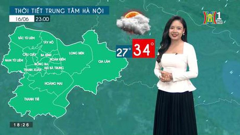 Dự báo thời tiết | 16/06/2023