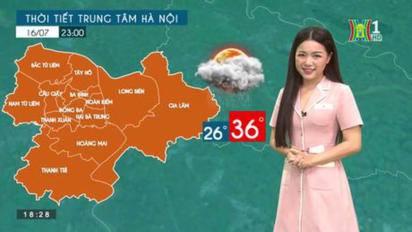 Dự báo thời tiết | 16/07/2023