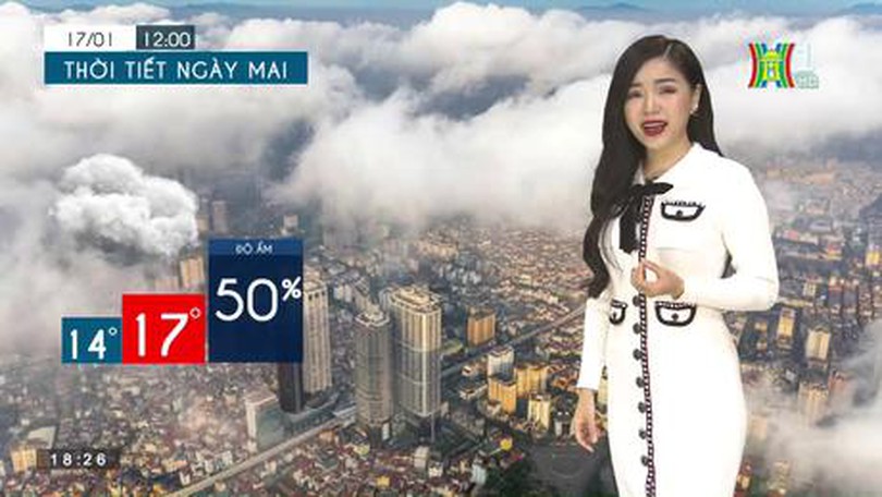 Dự báo thời tiết ngày 17/01/2023