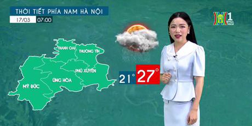 Dự báo thời tiết (ngày 17/03/2023)