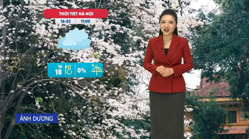Dự báo thời tiết trưa | 16/03/2025