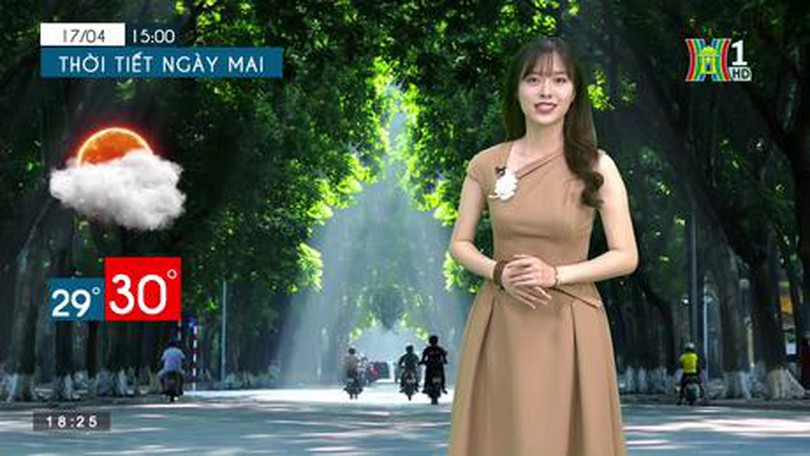 Dự báo thời tiết ngày 17/04/2023