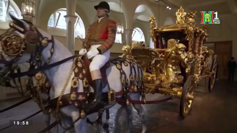 Cỗ xe ngựa trong lễ đăng quang của Vua Charles III