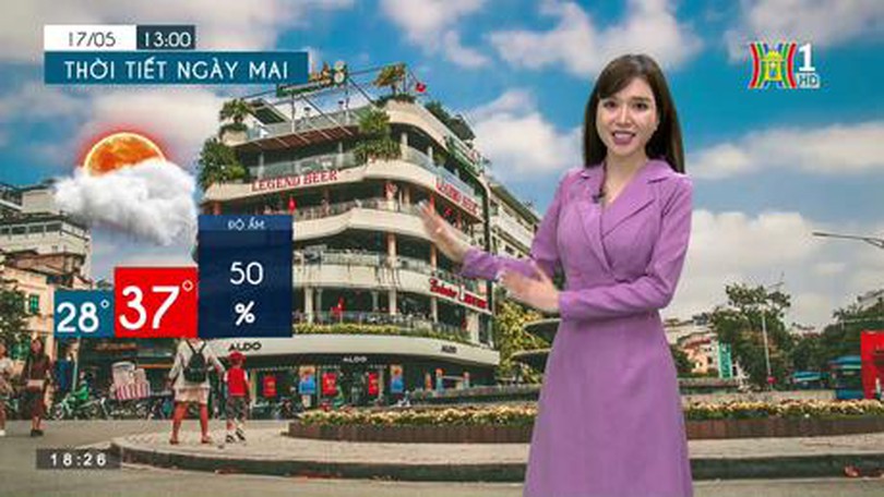 Dự báo thời tiết (ngày 17/05/2023)