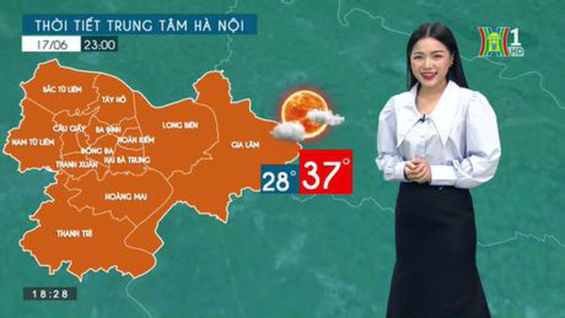 Dự báo thời tiết ngày 17/06/2023