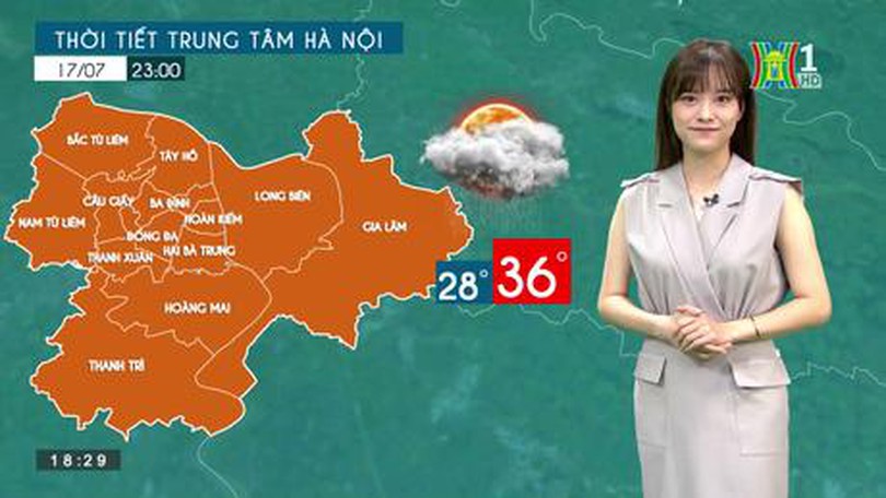 Dự báo thời tiết | 17/07/2023
