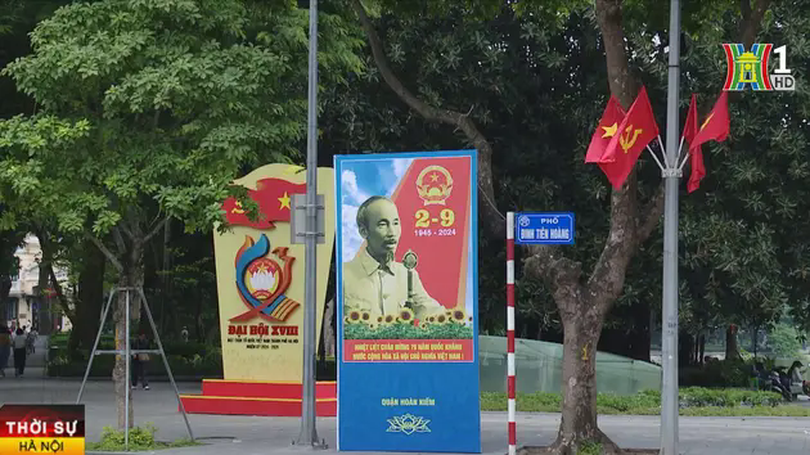 Phố phường Hà Nội rực rỡ trước thềm Đại hội MTTQ