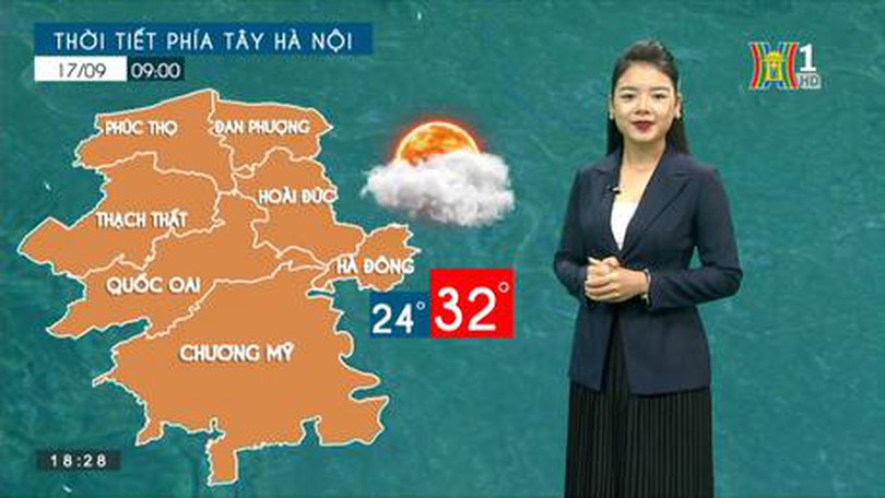 Dự báo thời tiết | 17/9/2023