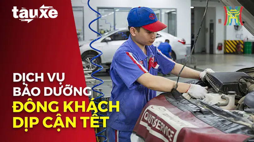 Dịch vụ bảo dưỡng, sửa chữa xe đông khách dịp cận Tết | Bản tin Tàu và Xe | 17/01/2025