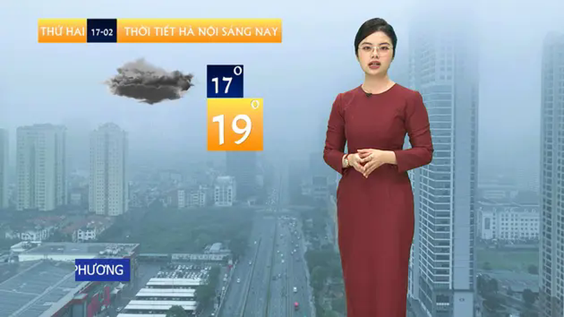 Dự báo thời tiết trưa | 17/02/2025