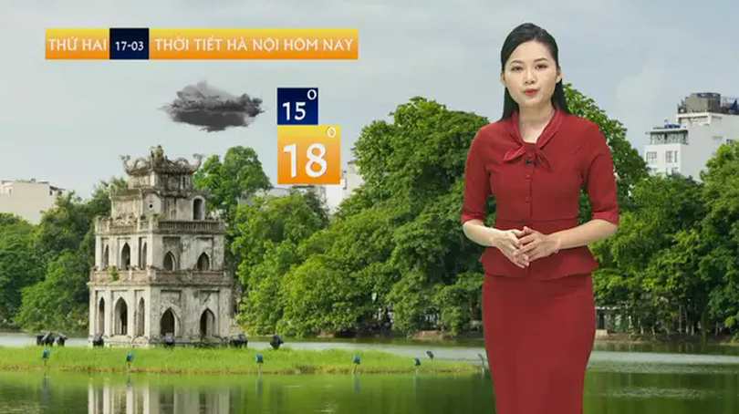 Dự báo thời tiết trưa | 17/03/2025