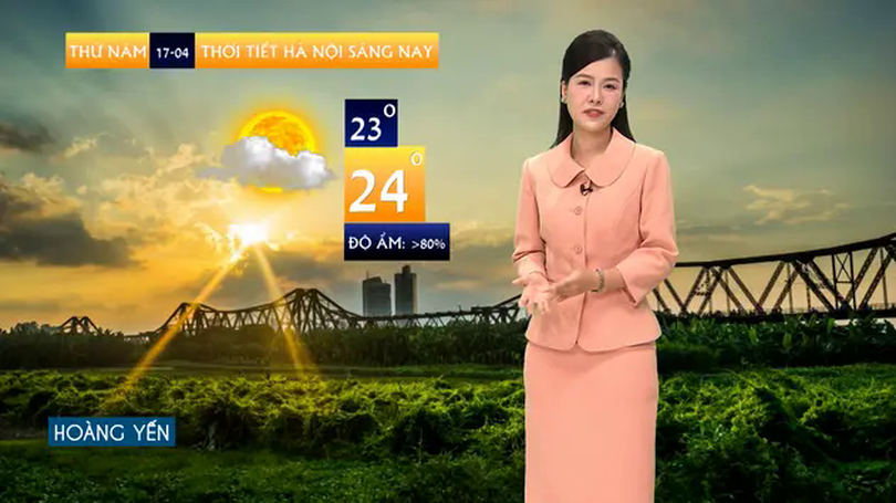 Dự báo thời tiết | 17/04/2025