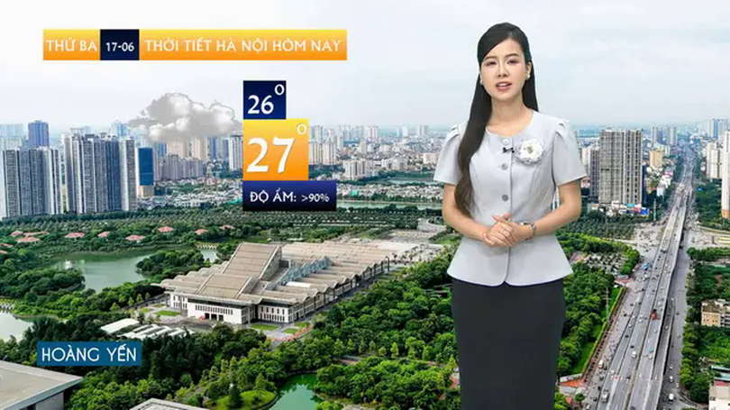 Dự báo thời tiết sáng | 17/06/2025
