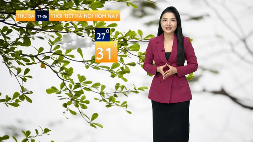 Dự báo thời tiết trưa | 17/06/2025