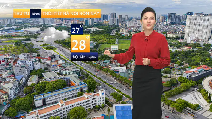 Dự báo thời tiết sáng | 18/06/2025