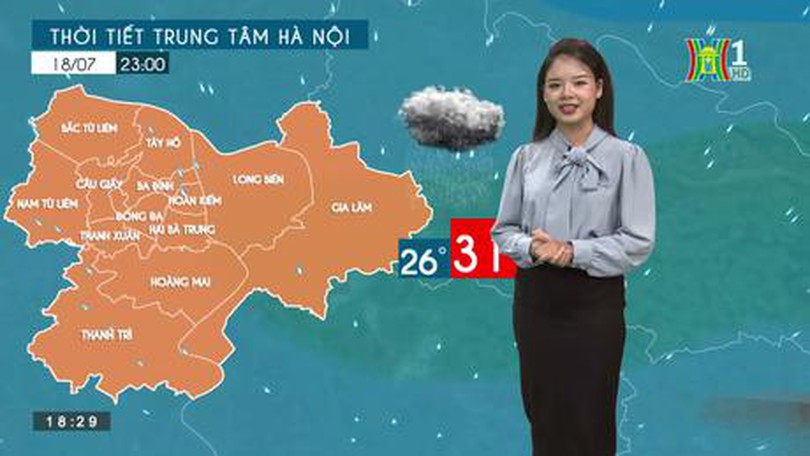 Dự báo thời tiết | 18/07/2023