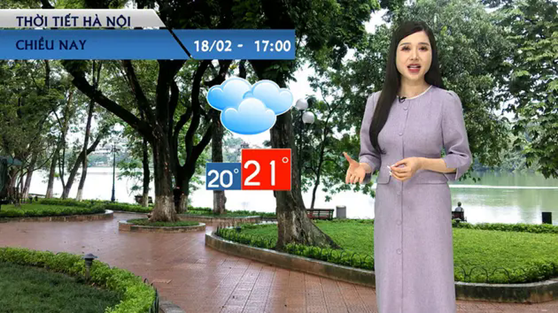 Dự báo thời tiết chiều | 18/02/2025