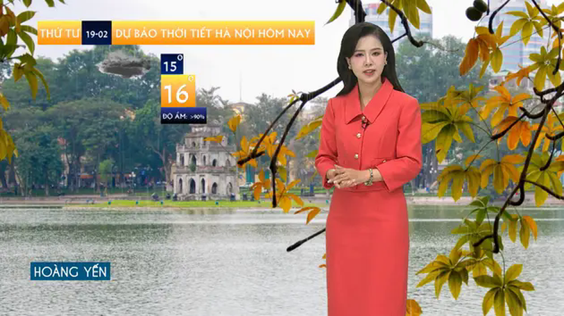Dự báo thời tiết | 19/02/2025