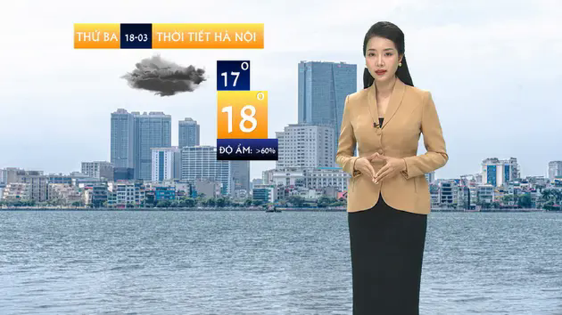 Dự báo thời tiết | 18/03/2025