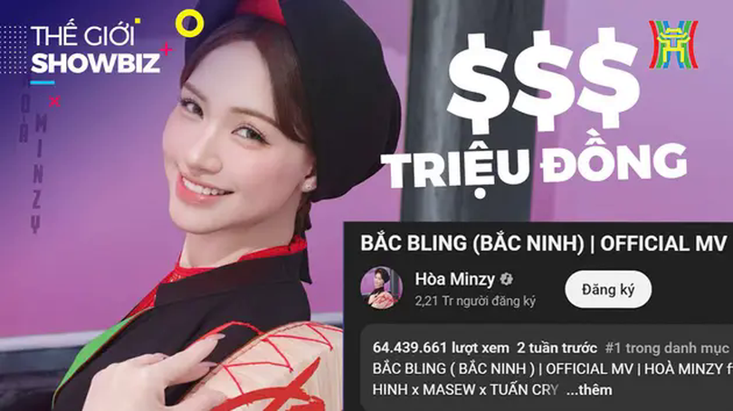 Hơn 64 triệu view: 'Bắc Bling' thu được bao nhiêu tiền? | Thế giới Showbiz | 18/03/2025