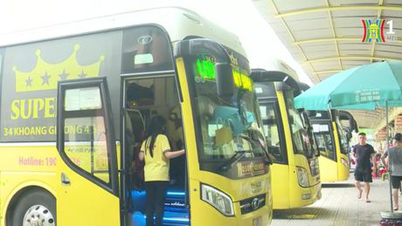 Xe khách tăng chuyến, sẵn sàng phục vụ dịp nghỉ lễ