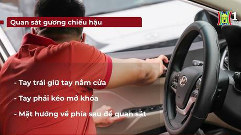 Những lưu ý khi mở cửa xe ô tô