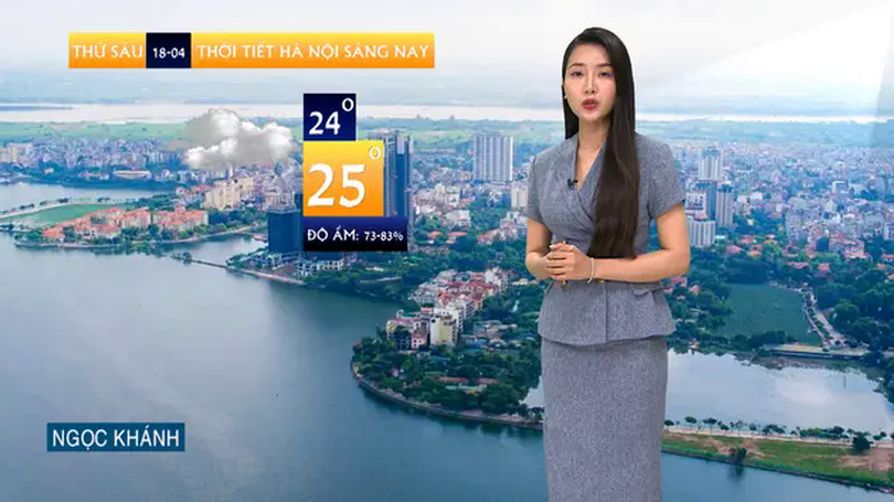 Dự báo thời tiết | 18/04/2025