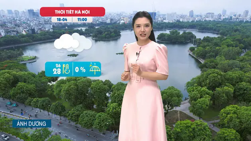 Dự báo thời tiết trưa | 18/04/2025