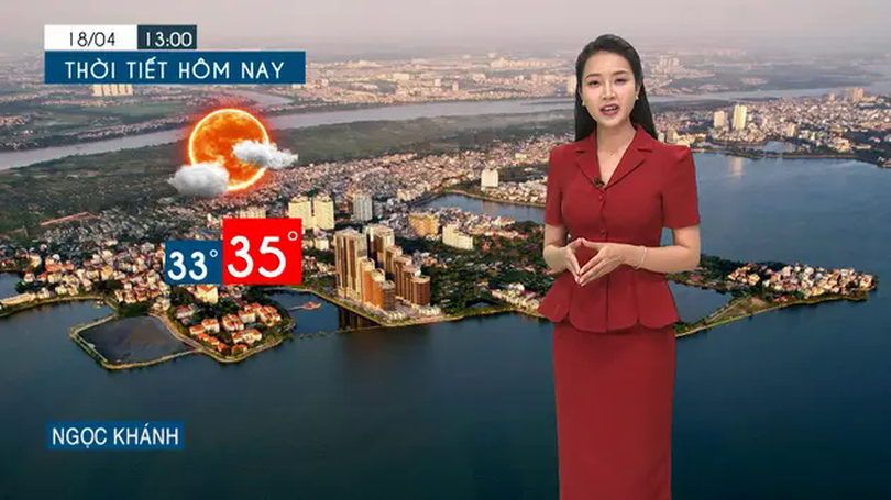 Dự báo thời tiết tối | 18/04/2025