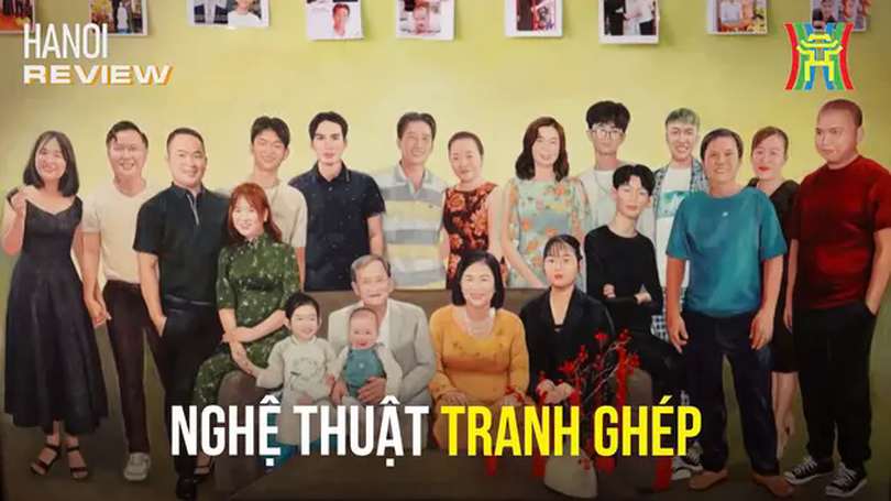 Gợi lại ký ức từ tranh ghép | HANOI Review | 18/04/2025