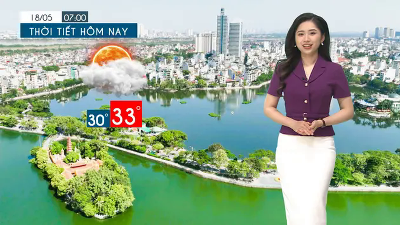 Dự báo thời tiết tối | 18/05/2025