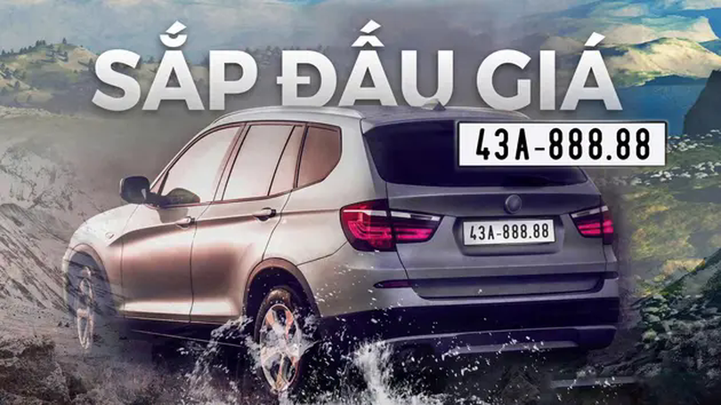 Biển ngũ quý 8 có giá khởi điểm 500 triệu
