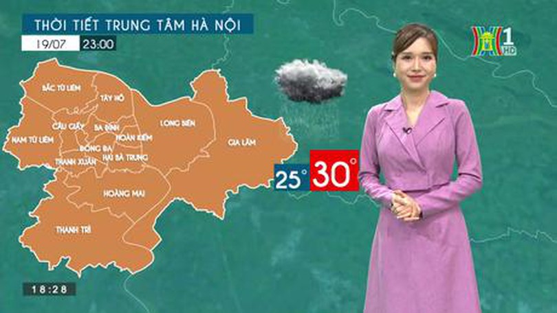 Dự báo thời tiết | 19/07/2023