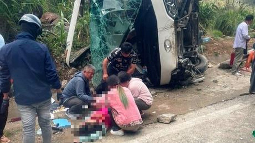 Tai nạn nghiêm trọng trên đèo Khánh Lê, 04 người tử vong