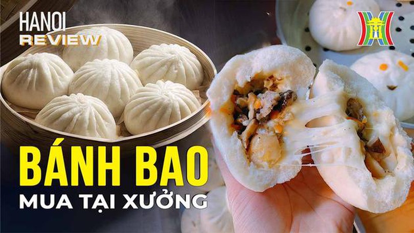 Khám phá xưởng bánh bao bán 3000 chiếc/ngày | Hanoi Review| 18/11/2023