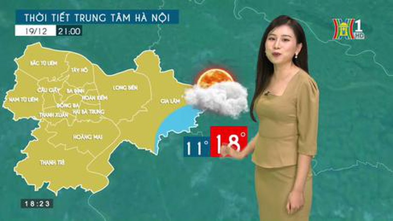 Dự báo thời tiết ngày 19/12/2022