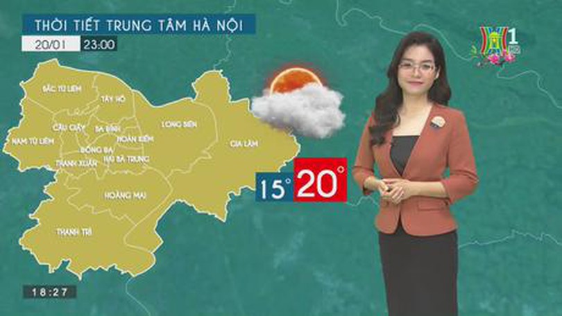 Dự báo thời tiết ngày 20/01/2023