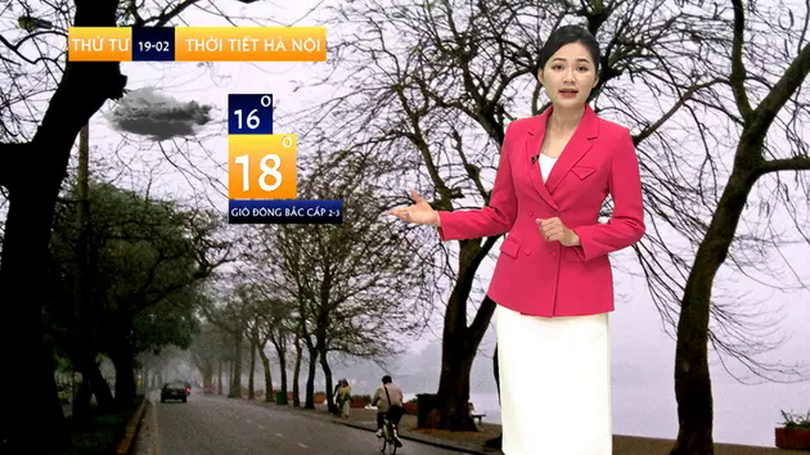 Dự báo thời tiết trưa | 19/02/2025